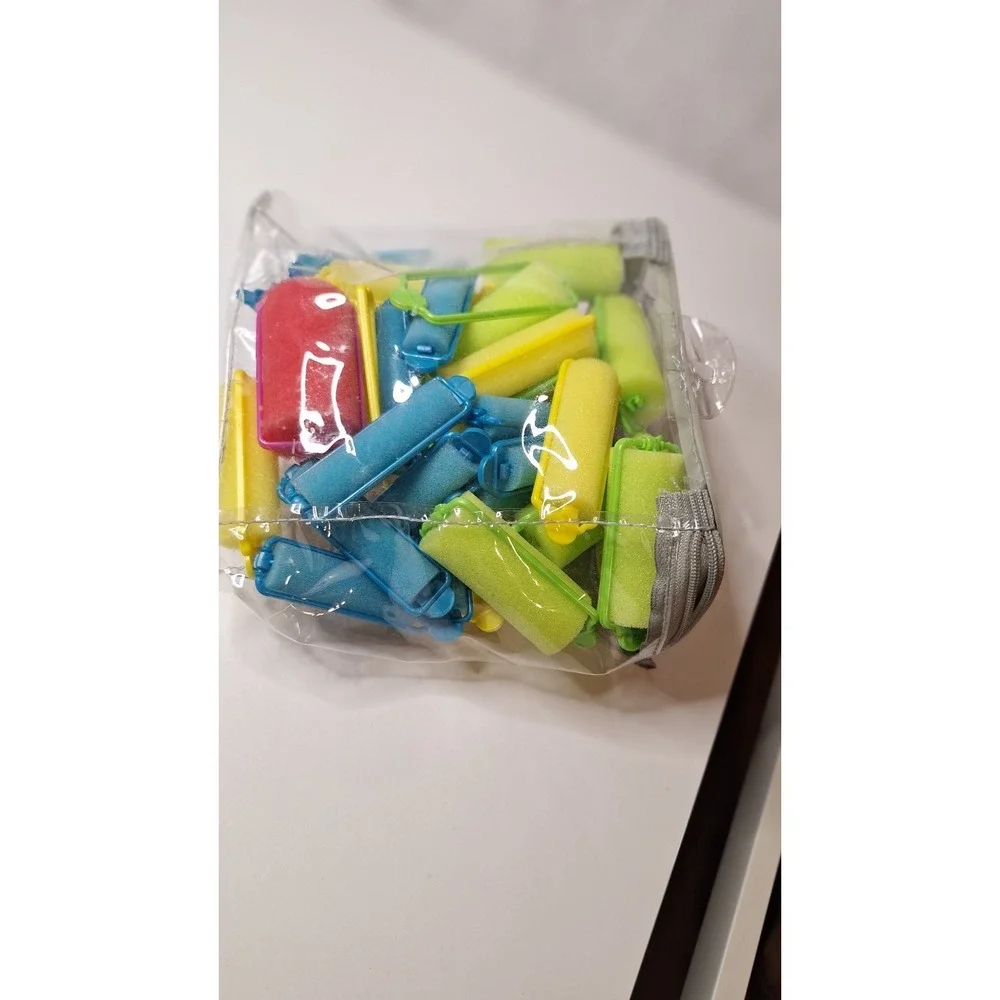 Foam Hair Curlers Set with StorageBag, no-heat Styling Rollers